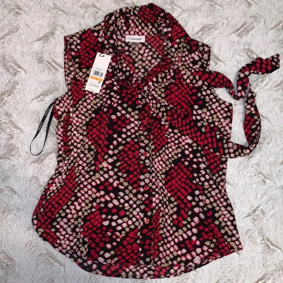 NWT - Calvin Klein Blouse - Picture 1 of 4